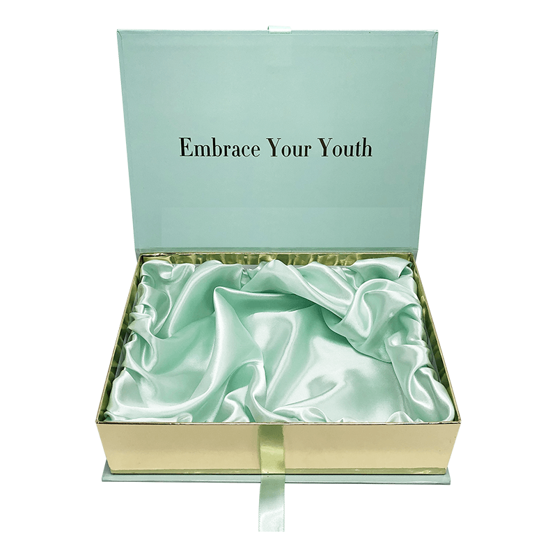 Luxury Satin Silk Aligned hair extension Packaging Box - SashBeauty