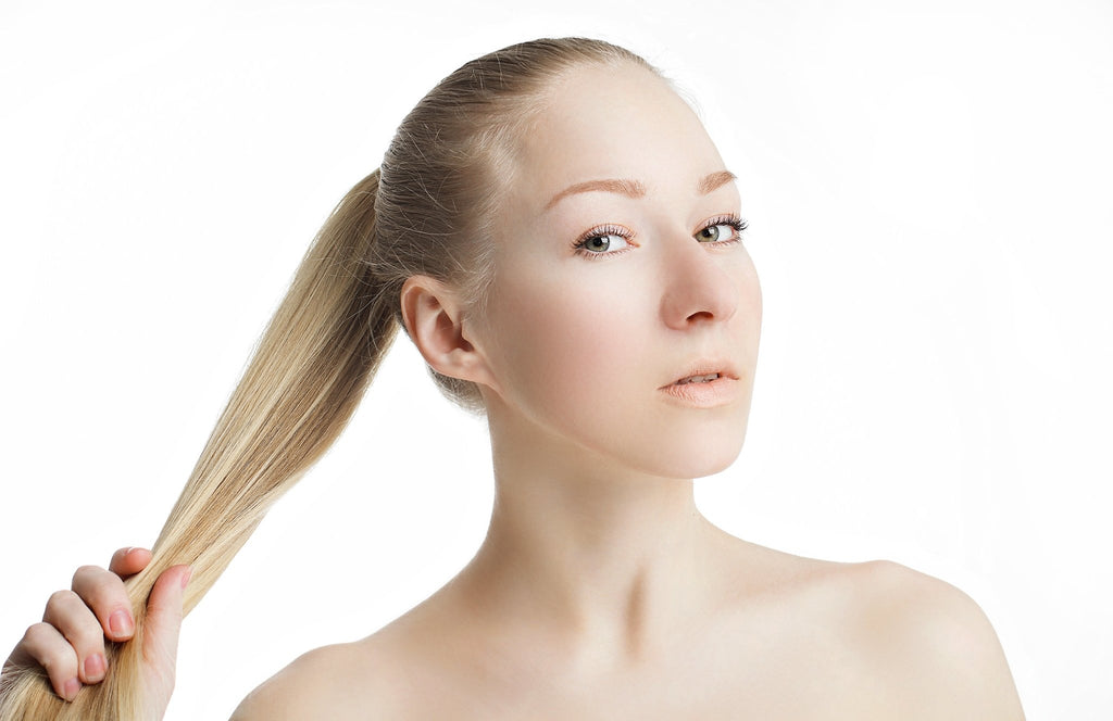 Natural Blonde Balayage Ponytail - 16" (100g) - SashBeauty