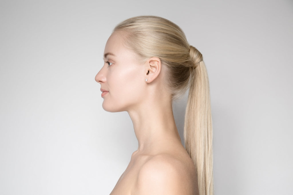 Natural Blonde Balayage Ponytail - 16" (100g) - SashBeauty