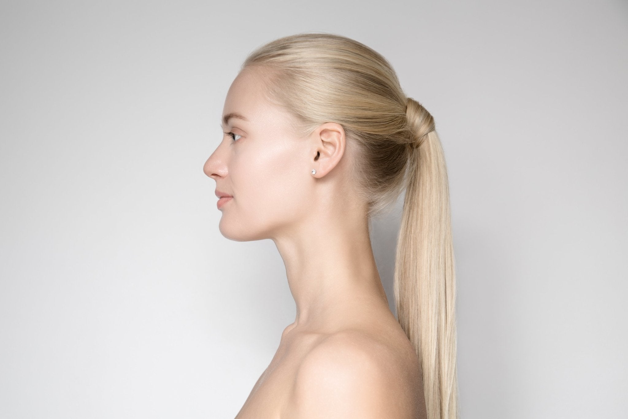 Natural Blonde Balayage Ponytail - 16" (100g) - SashBeauty