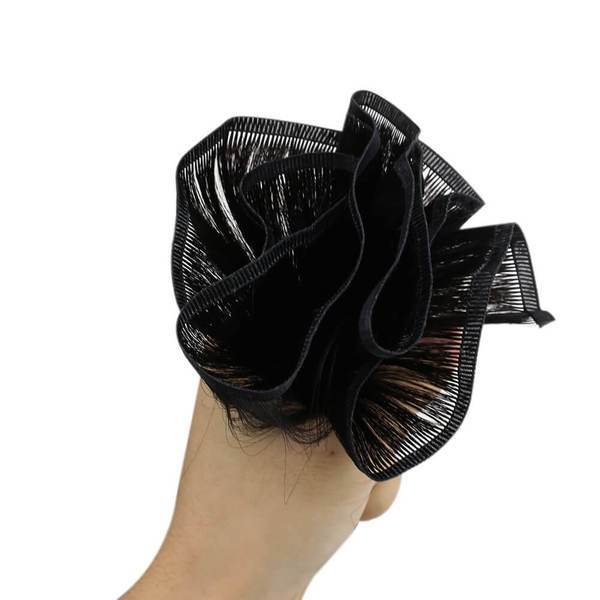 Off Black Extra Thin Flat WEFT - SashBeauty