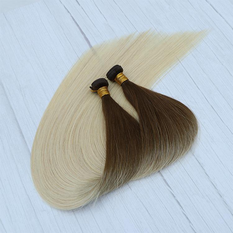 Ombre Flat Weft Hair Extensions - SashBeauty