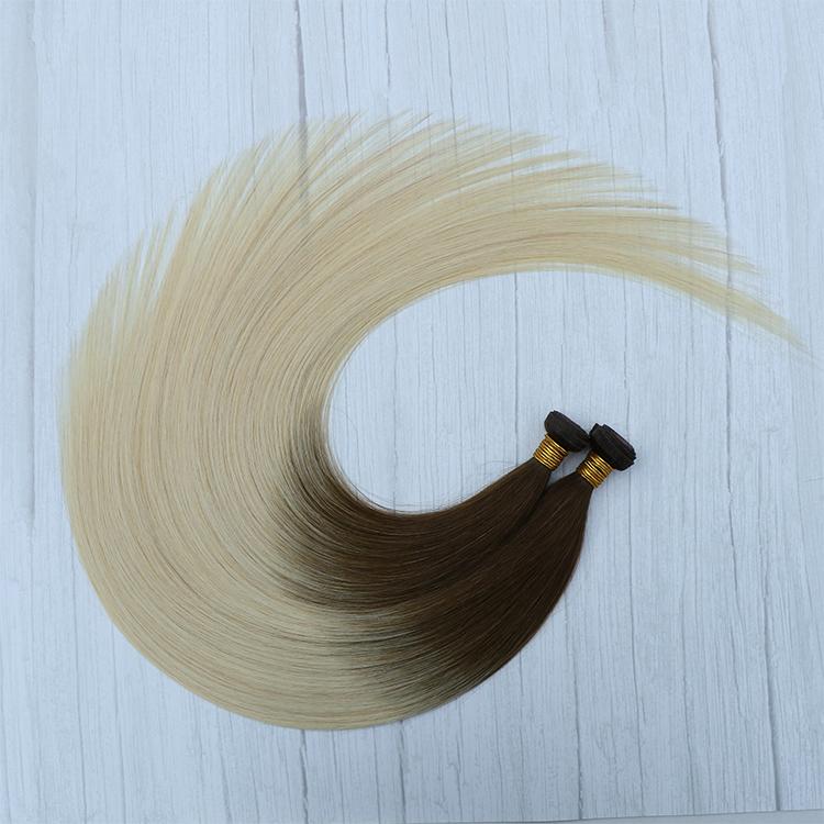 Ombre Flat Weft Hair Extensions - SashBeauty