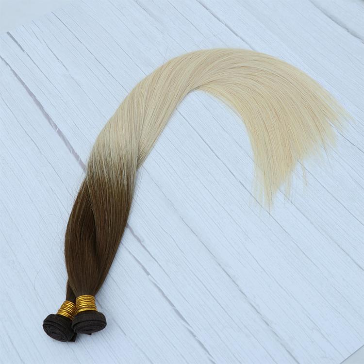 Ombre Flat Weft Hair Extensions - SashBeauty