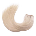 Platinum Blonde Extra Thin Flat WEFT - SashBeauty