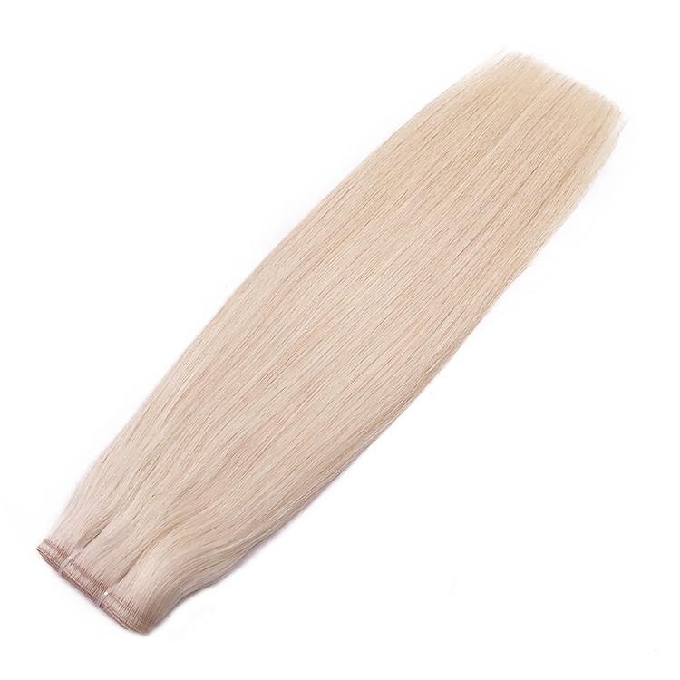 Platinum Blonde Extra Thin Flat WEFT - SashBeauty