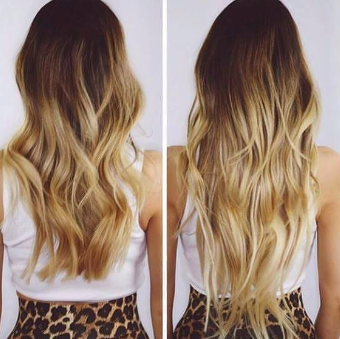Invisible-tape tape -in Extension - Rooted Dirty Blonde Balayage (R2/T27/16)
