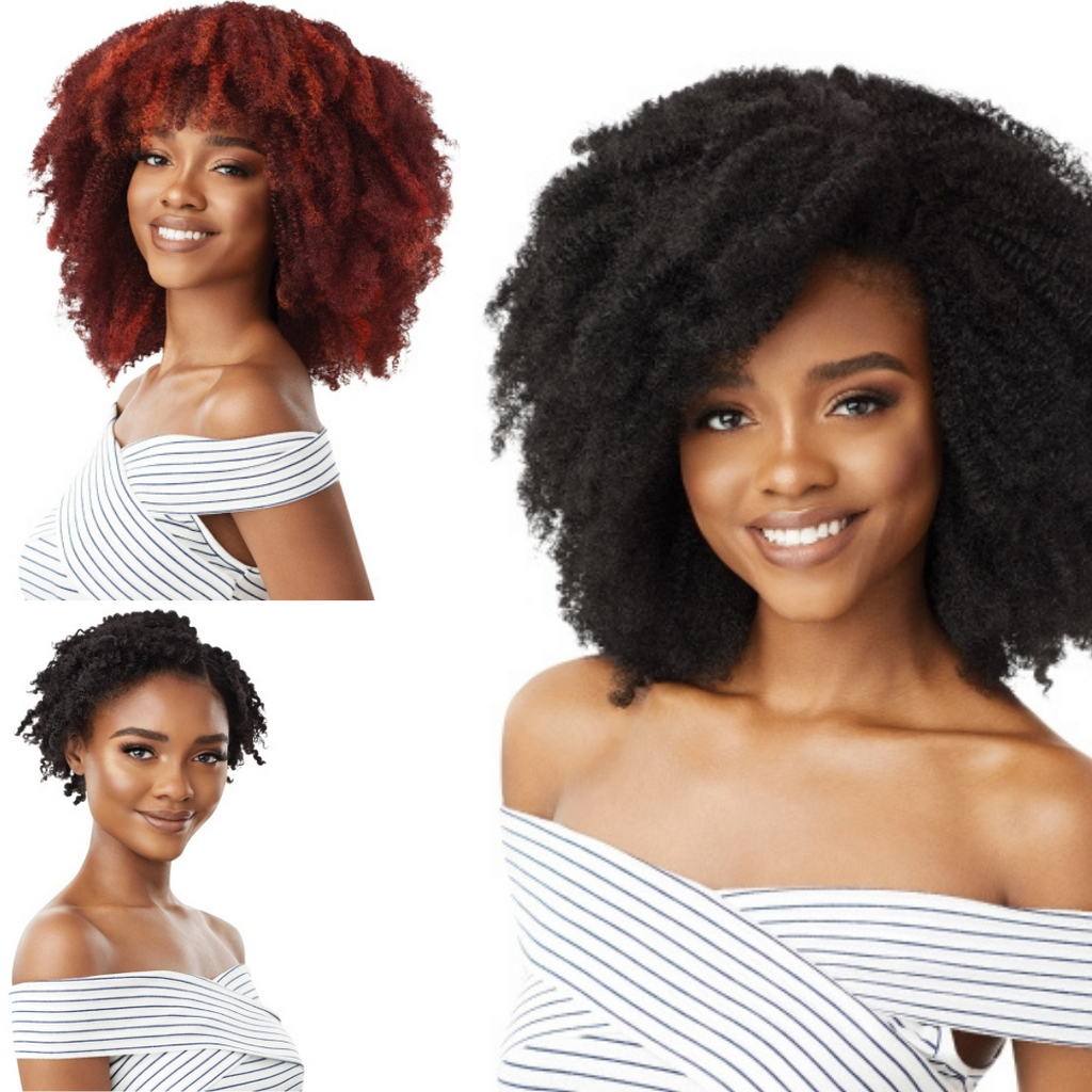 Outre Premium Blend Afro Clip-in Extensions 10" (9Psc)