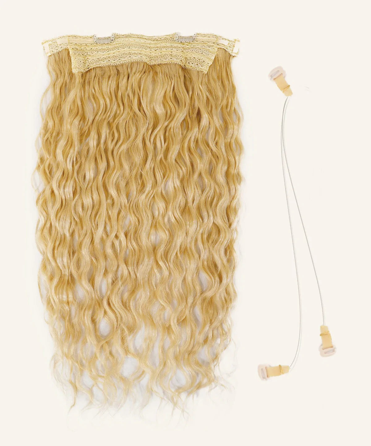 Halo Hair Extension - platinum Blonde-100% Remy Human Hair