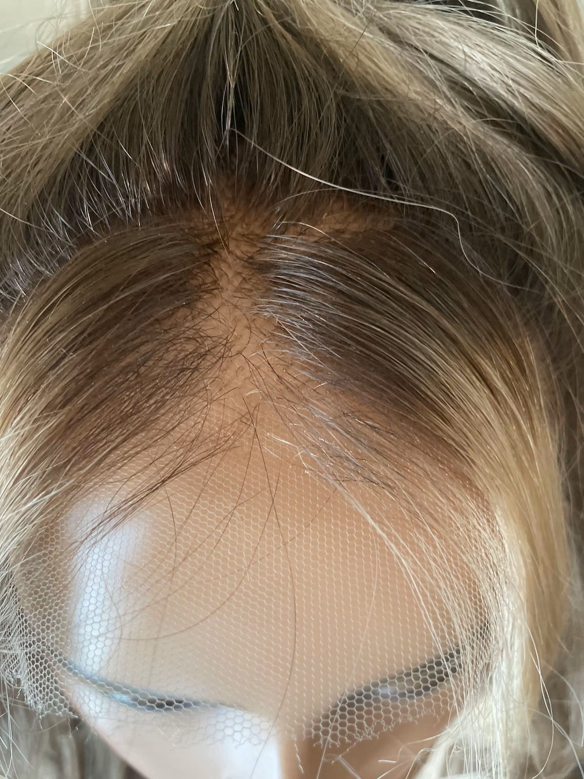 Rooted Ash Blonde Highlight Wig - HD Silk Base European Hair - Invisible Knots - Natural Hairline