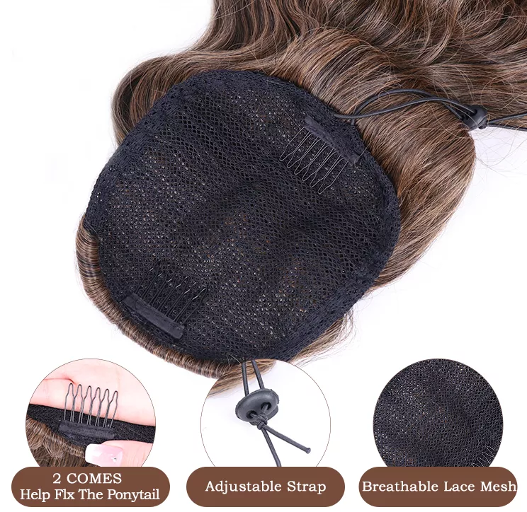 Afro Kinky loose wave Drawstring Ponytail