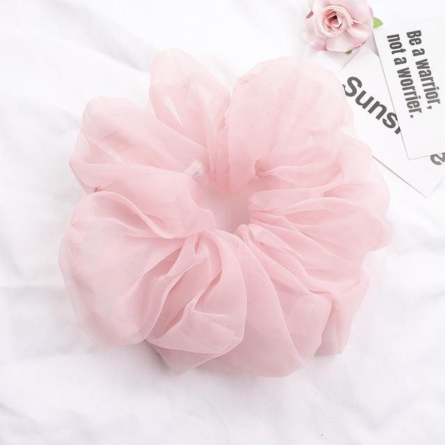 Sashy Oversized Organza Scrunchies - Shades of Pink - SashBeauty