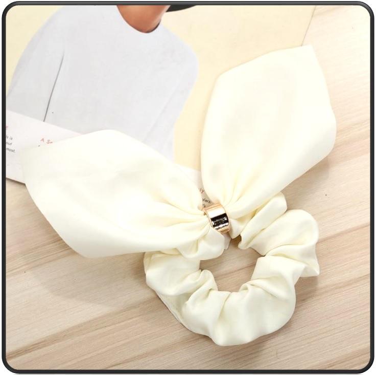 Sashy Rose Signature Mini Satin Scrunchies - SashBeauty