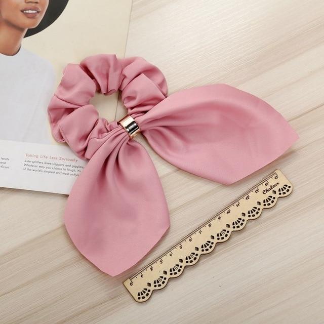 Sashy Rose Signature Mini Satin Scrunchies - SashBeauty