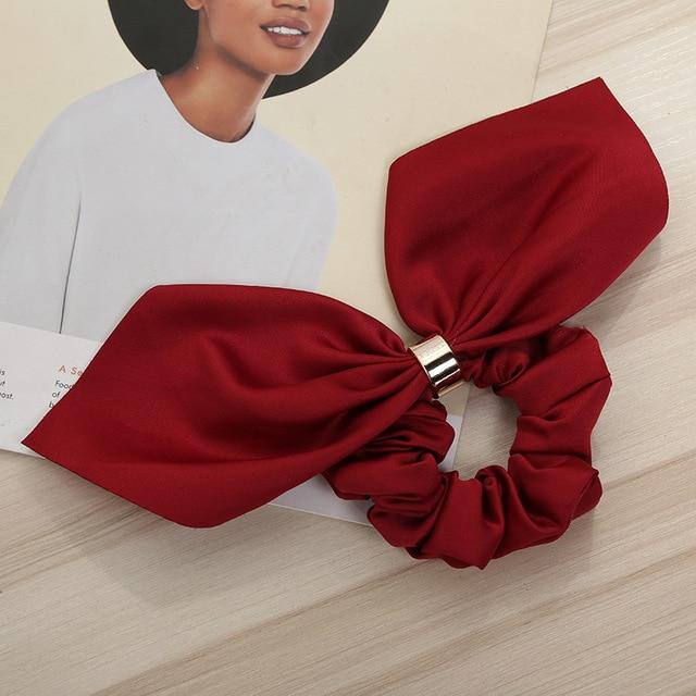 Sashy Rose Signature Mini Satin Scrunchies - SashBeauty
