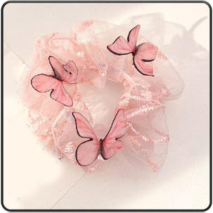 Sashy Transparent Butterfly - Net Scrunchies – Sashlabelle Hair Canada