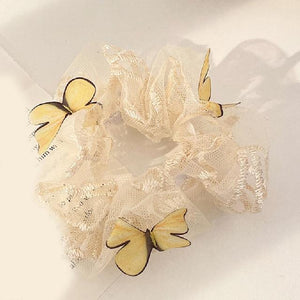 Sashy Transparent Butterfly - Net Scrunchies - SashBeauty