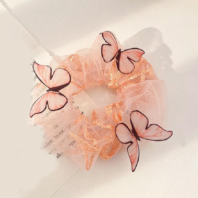 Sashy Transparent Butterfly - Net Scrunchies - SashBeauty
