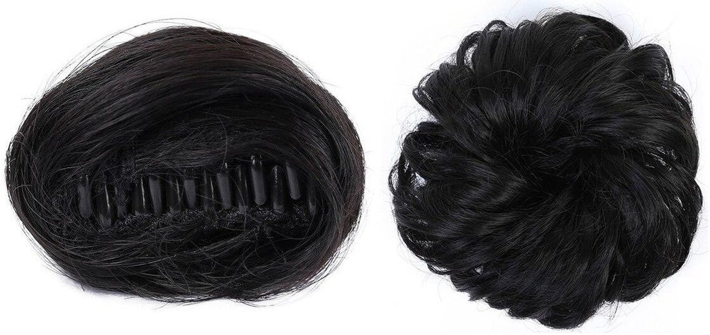 Short Clip in - Chignon Bun - SashBeauty