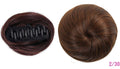 Short Clip in - Chignon Bun - SashBeauty