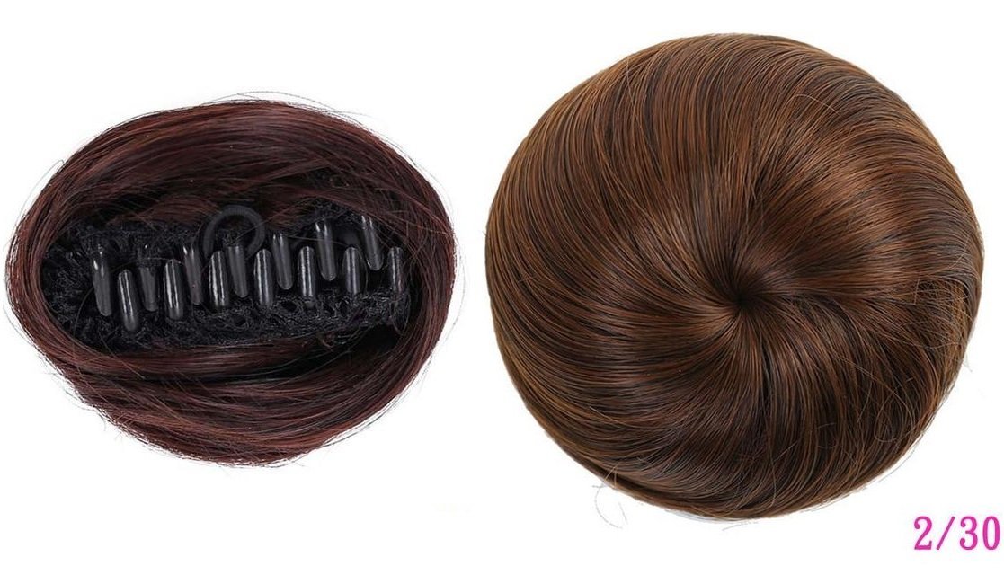 Short Clip in - Chignon Bun - SashBeauty