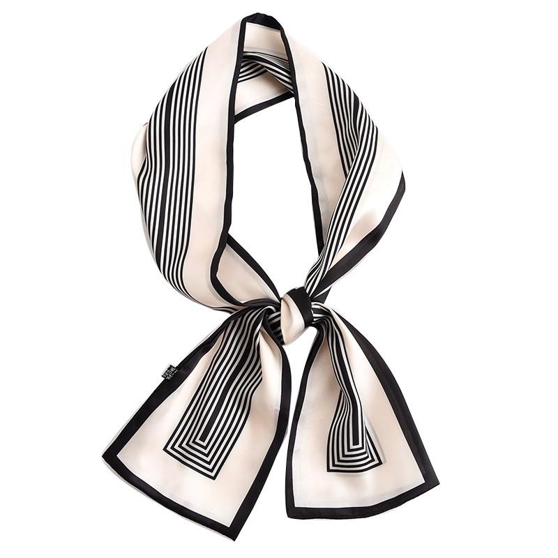 Signature Neutral Satin Scarves - SashBeauty