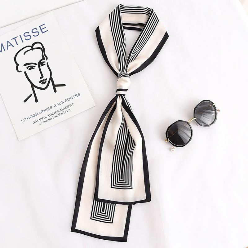 Signature Neutral Satin Scarves - SashBeauty