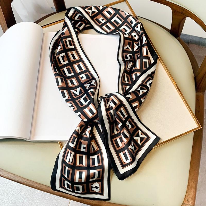 Signature Plaid Squared Satin Scarves - SashBeauty