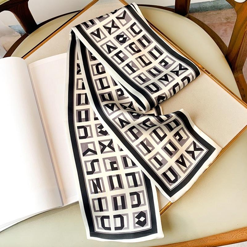 Signature Plaid Squared Satin Scarves - SashBeauty