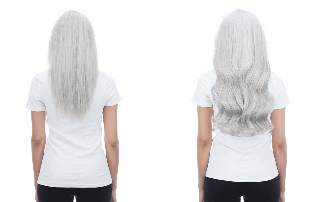 100% Real Human Hair- European Silver Grey Remy Tape-In (55g - 175g)