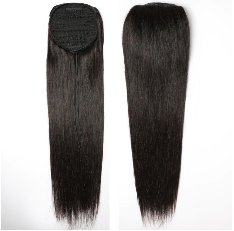 Premium Hair Drawstring Ponytail Body Wave extensions