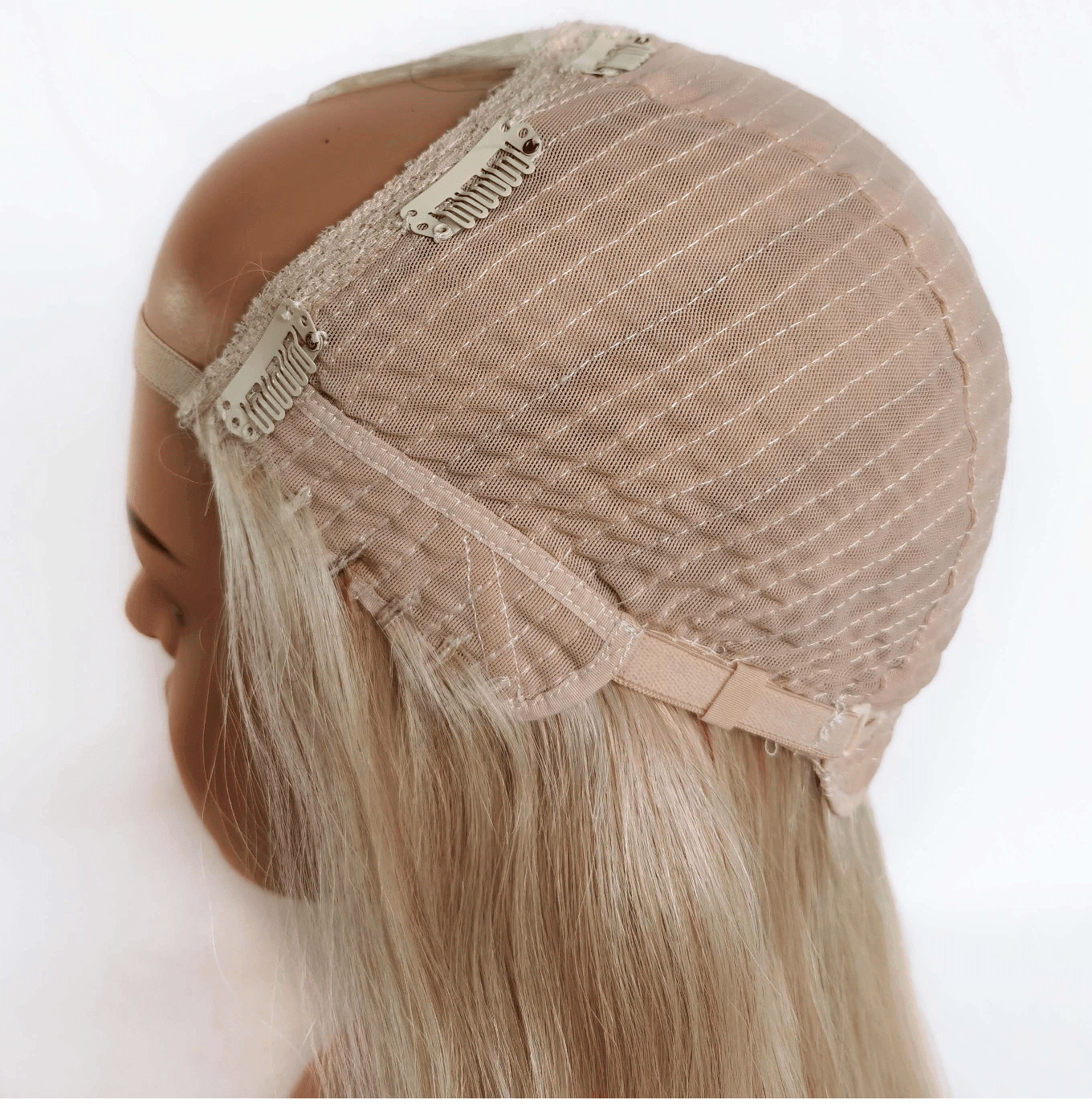 Strawberry Beach Blonde Clip-Ins - Half Wig - SashBeauty