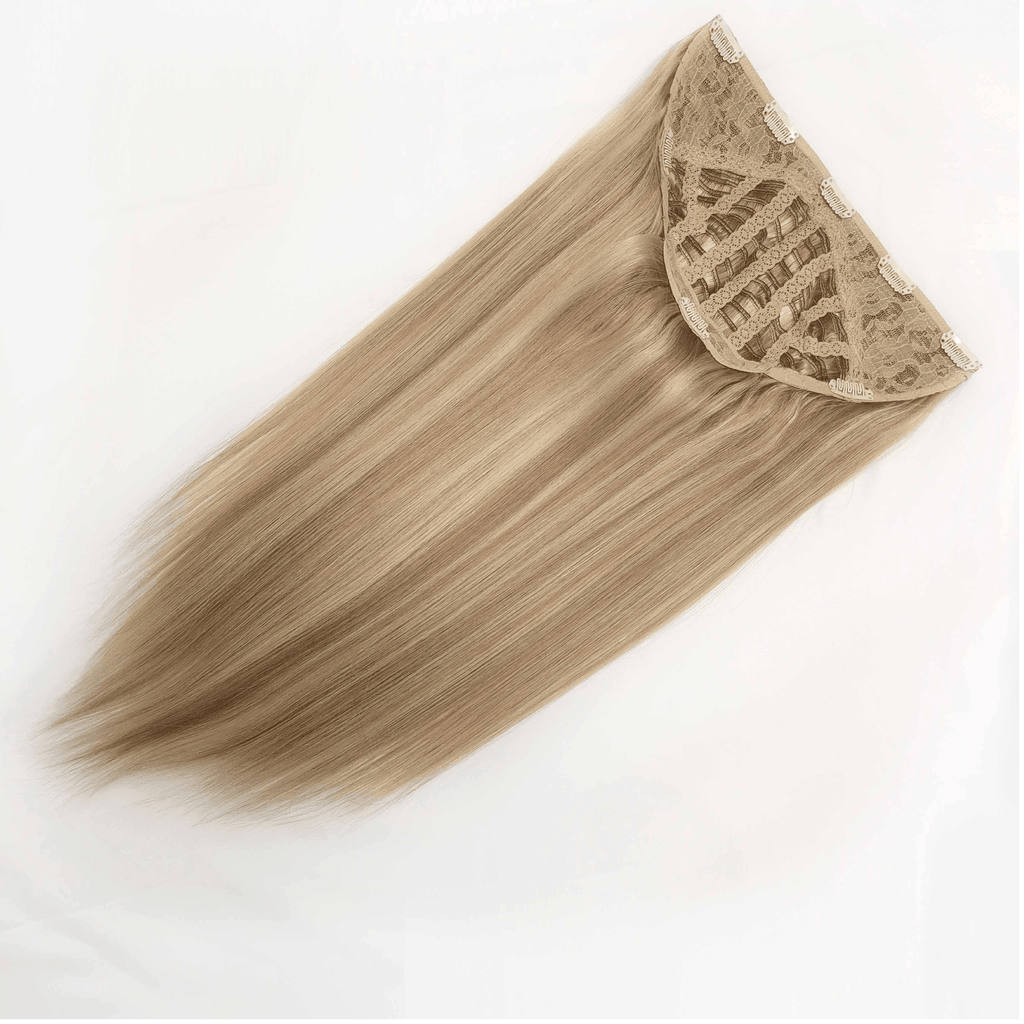 Strawberry Beach Blonde Clip-Ins - Half Wig - SashBeauty