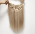 Strawberry Beach Blonde Clip-Ins - Half Wig - SashBeauty