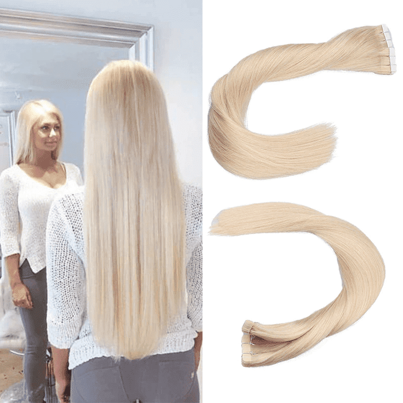 100% Remy Human Hair Tape-in Hair extensions -European Dirty Blonde (18) (55g - 175g)