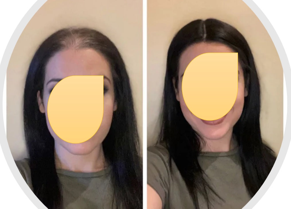 100% Remy Real Human Hair - Invisible U-CLIP Hair Extensions - Dark Brown