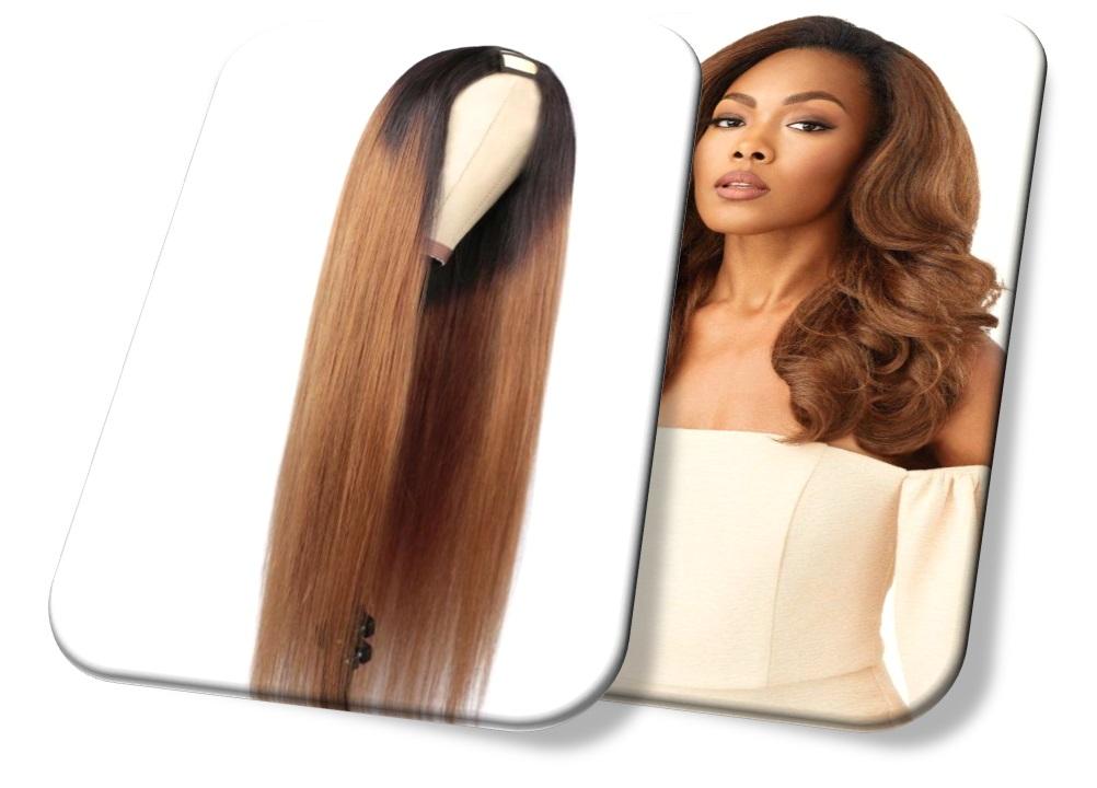 U-part - Deep Wave Wig - Golden Strawberry blonde - SashBeauty