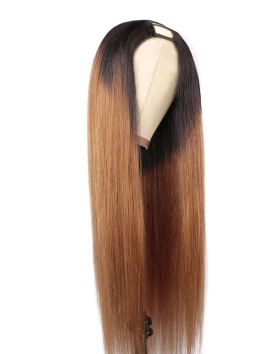 U-part - Deep Wave Wig - Golden Strawberry blonde - SashBeauty