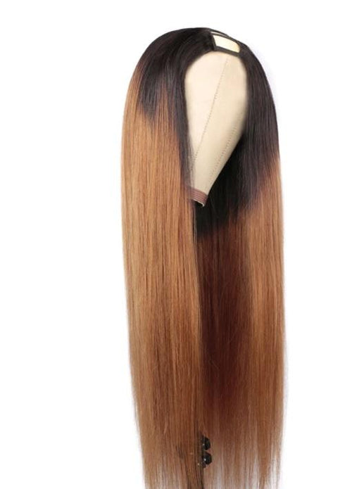 U-part - Deep Wave Wig - Golden Strawberry blonde - SashBeauty