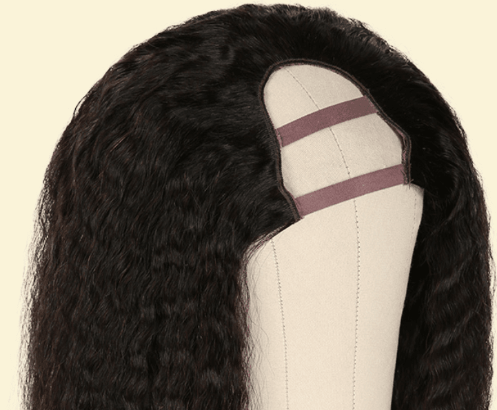 U-part - Kinky Straight Wig - SashBeauty