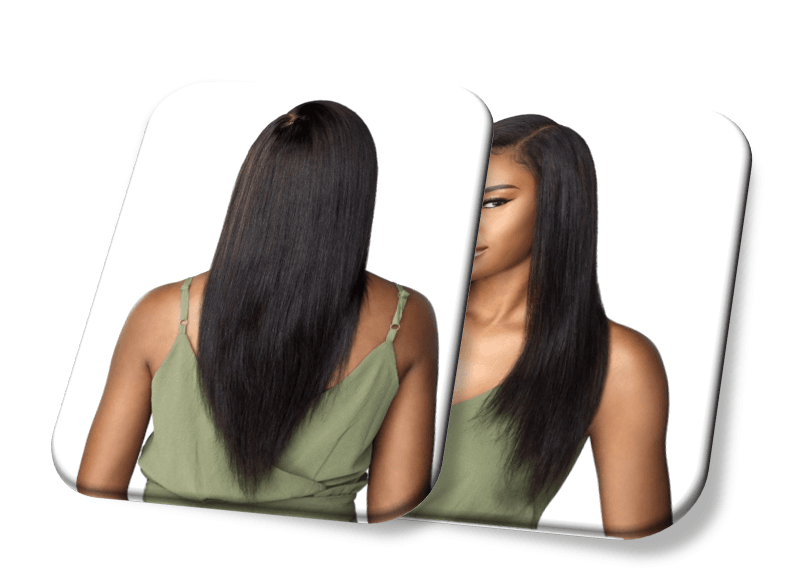 Unprocessed Lace Frontal Wig - Dark Brown - SashBeauty