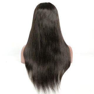 Versatile U-part Yaki straight wig - Off Black - SashBeauty