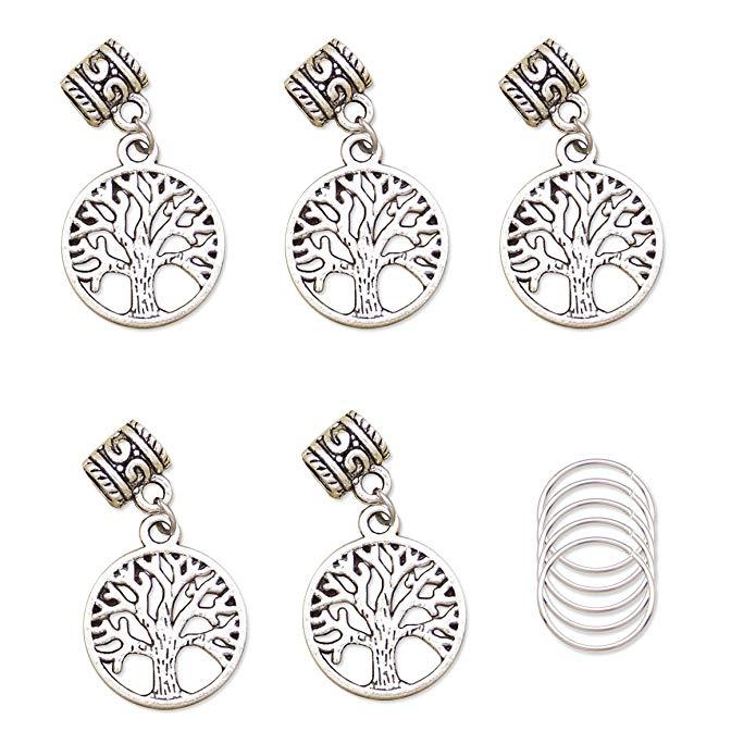 Viking Tree Hair Cuff & Clips Accessories - SashBeauty
