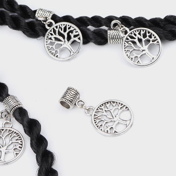 Viking Tree Hair Cuff & Clips Accessories - SashBeauty