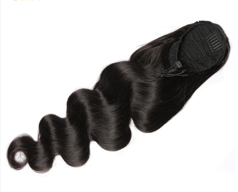 Premium Hair Drawstring Ponytail Body Wave extensions